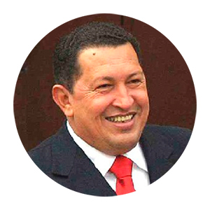 Hugo Chavez y Tarek William Saab